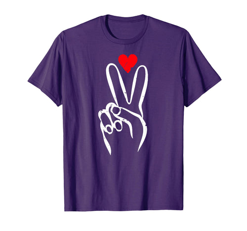 Peace And Love Novelty Message Universal T-Shirt - Unique Graphic Men Women - T-Shirt, Sweatshirt, Hoodie