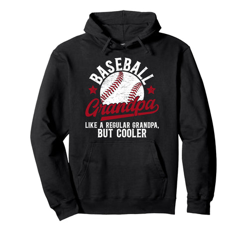Baseball Grandpa Baseball Player Hoodie - Unique Graphic Unisex - T-Shirt, Sweatshirt, Hoodie