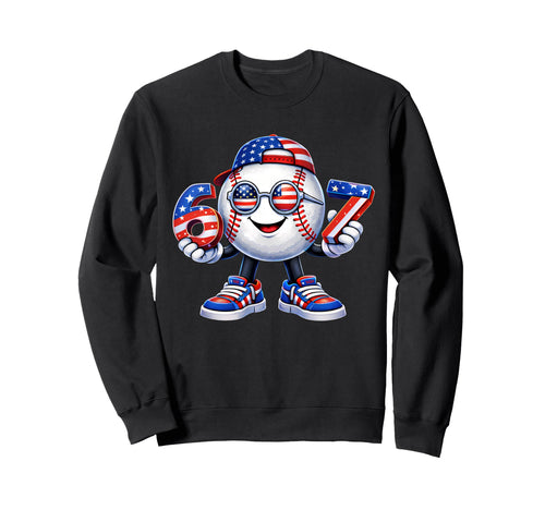 67 American Flag Bunny Drip Sweatshirt - Casual Everyday Wear for Adults - T-Shirt, Sweatshirt, Hoodie