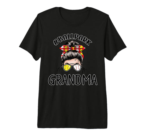 Baseball Grandma Ballpark Grandma T-Shirt - Aesthetic Graphic for Adults - T-Shirt, Sweatshirt, Hoodie