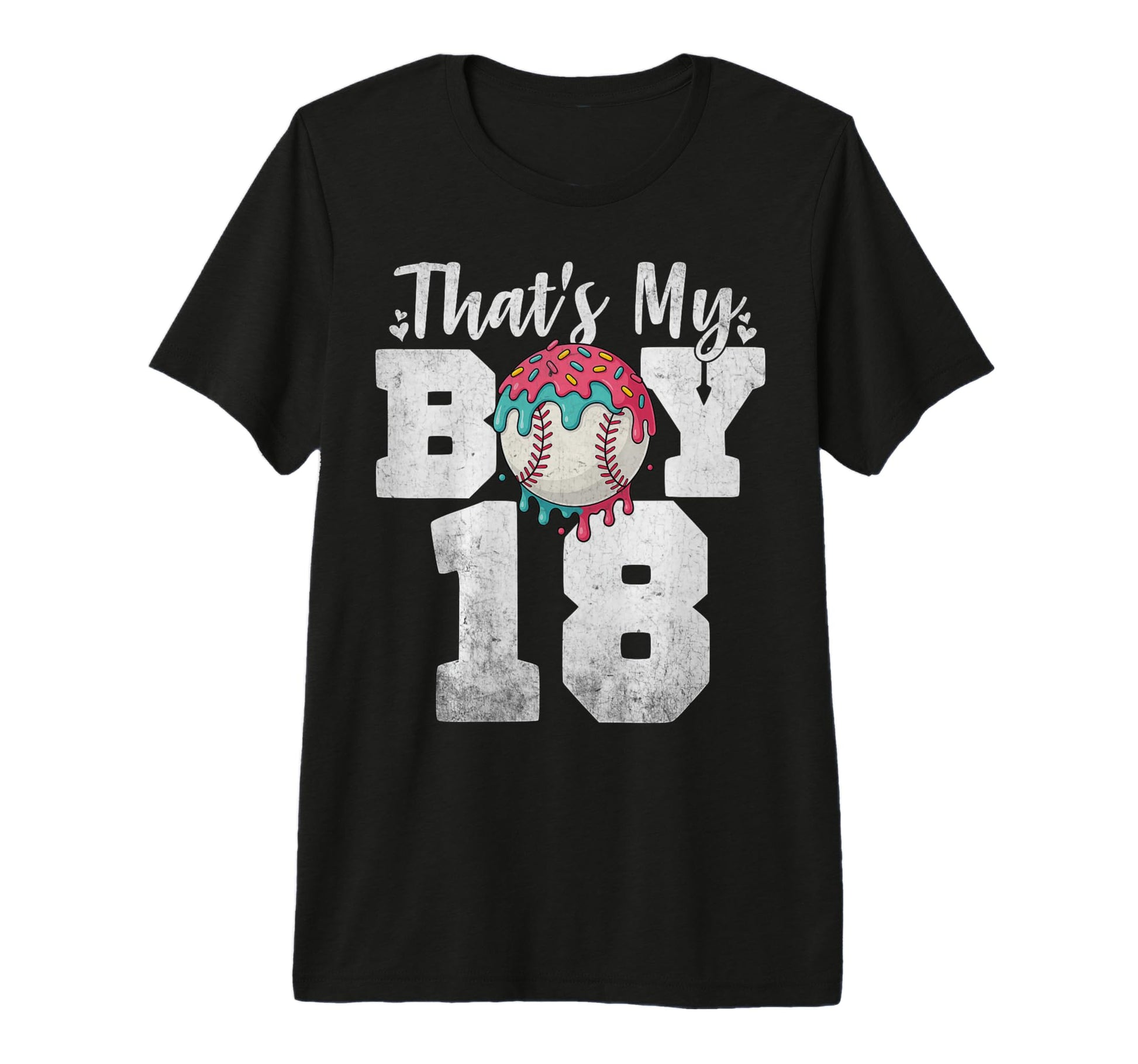 Thats My Baseball 18 Number Mom Dad T-Shirt - Aesthetic Graphic Men Women - T-Shirt, Sweatshirt, Hoodie