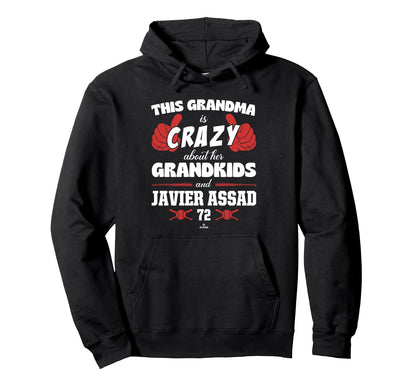 Grandma Crazy Javier Assad Hoodie - Casual Everyday Wear for Adults - T-Shirt, Sweatshirt, Hoodie
