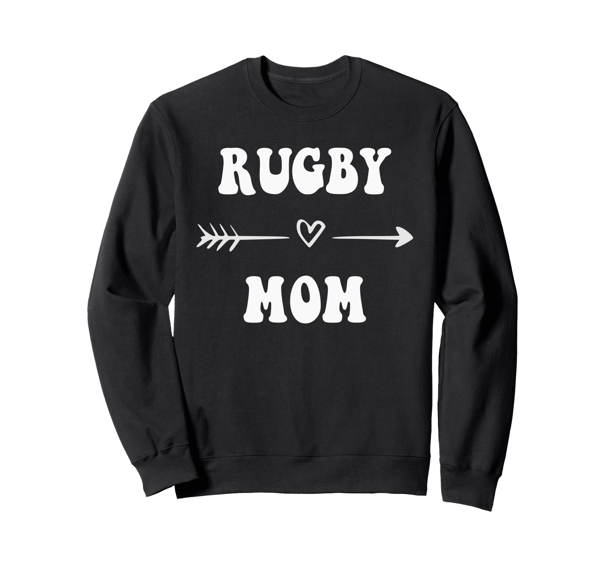 Rugby Mom Rugby Player Stylish Sweatshirt - Fun Novelty Design for Adults - T-Shirt, Sweatshirt, Hoodie