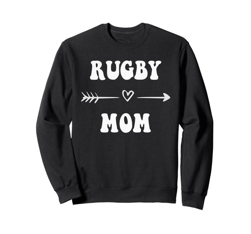 Rugby Mom Rugby Player Stylish Sweatshirt - Fun Novelty Design for Adults - T-Shirt, Sweatshirt, Hoodie