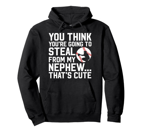 Baseball Catcher Aunt Funny Aunt Hoodie - Novelty Apparel Men Women - T-Shirt, Sweatshirt, Hoodie