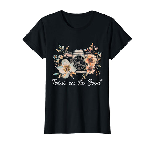 Photographer Focus Good Camera Flowers T-Shirt - Custom Art Print Unisex - T-Shirt, Sweatshirt, Hoodie