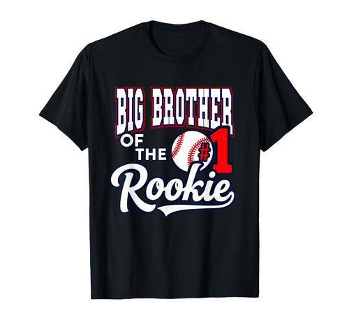 Big Brother Number 1 Rookie Baseball T-Shirt - Trendy Graphic Men Women - T-Shirt, Sweatshirt, Hoodie