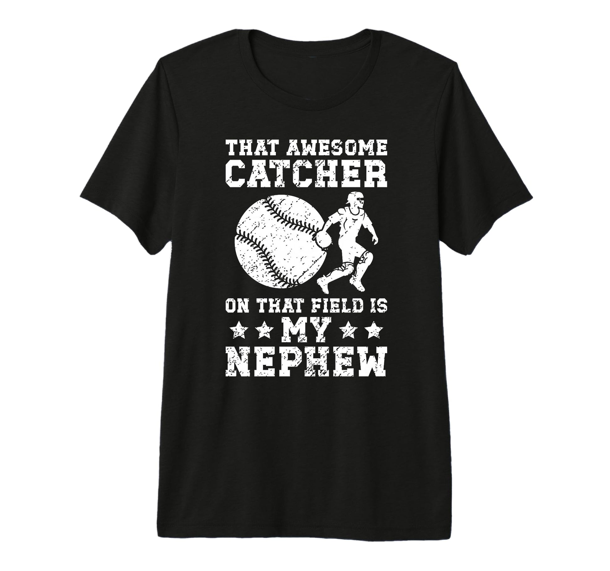Baseball Catcher Aunt Proud Baseball T-Shirt - Graphic Print for Adults - T-Shirt, Sweatshirt, Hoodie