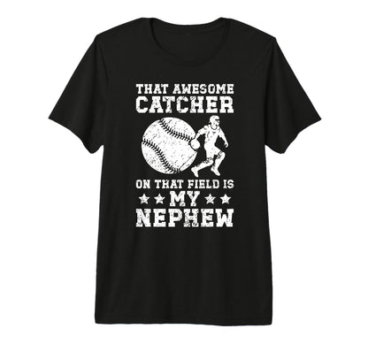 Baseball Catcher Aunt Proud Baseball T-Shirt - Graphic Print for Adults - T-Shirt, Sweatshirt, Hoodie