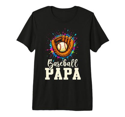 Baseball Papa Baseball Player T-Shirt - Fun Novelty Design for Adults - T-Shirt, Sweatshirt, Hoodie