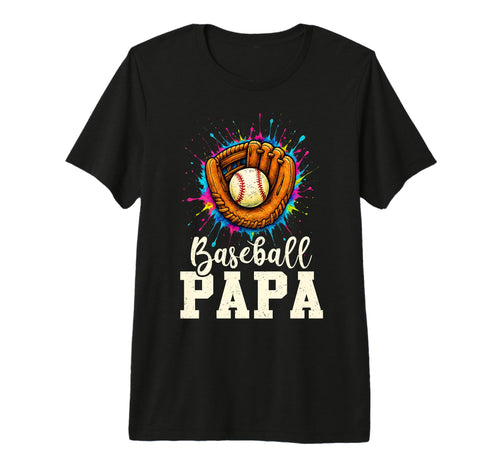 Baseball Papa Baseball Player T-Shirt - Fun Novelty Design for Adults - T-Shirt, Sweatshirt, Hoodie