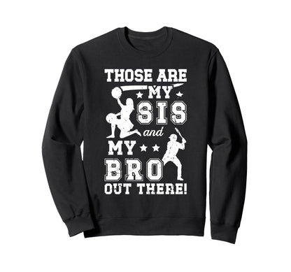 Baseball And Cheer Brother Baseball Sweatshirt - Trendy Graphic Unisex - T-Shirt, Sweatshirt, Hoodie