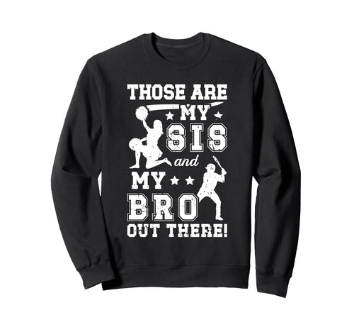Baseball And Cheer Brother Baseball Sweatshirt - Trendy Graphic Unisex - T-Shirt, Sweatshirt, Hoodie