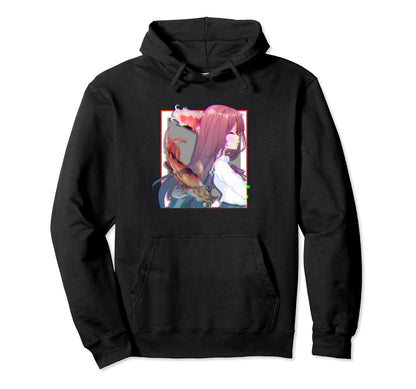 Vaporwave Glitch Aesthetic Anime Koi Carp Hoodie - Novelty Apparel Unisex - T-Shirt, Sweatshirt, Hoodie