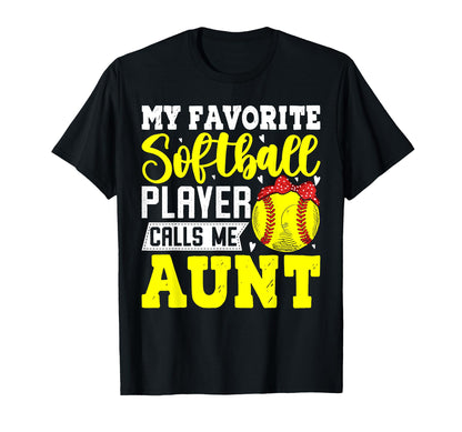 My Favorite Softball Players Call Me T-Shirt - Trendy Graphic Men Women - T-Shirt, Sweatshirt, Hoodie