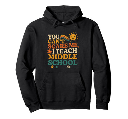 Rainbow Middle School Teacher Gift Hoodie - Unique Graphic Men Women - T-Shirt, Sweatshirt, Hoodie