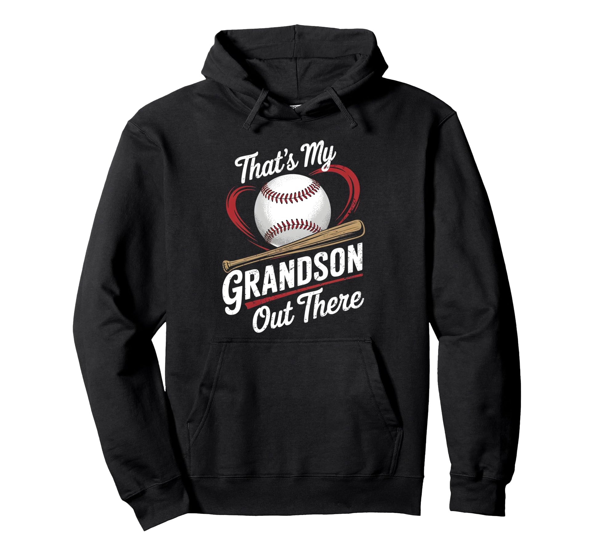 Thats My Grandson Out There Baseball Hoodie - Aesthetic Graphic Men Women - T-Shirt, Sweatshirt, Hoodie