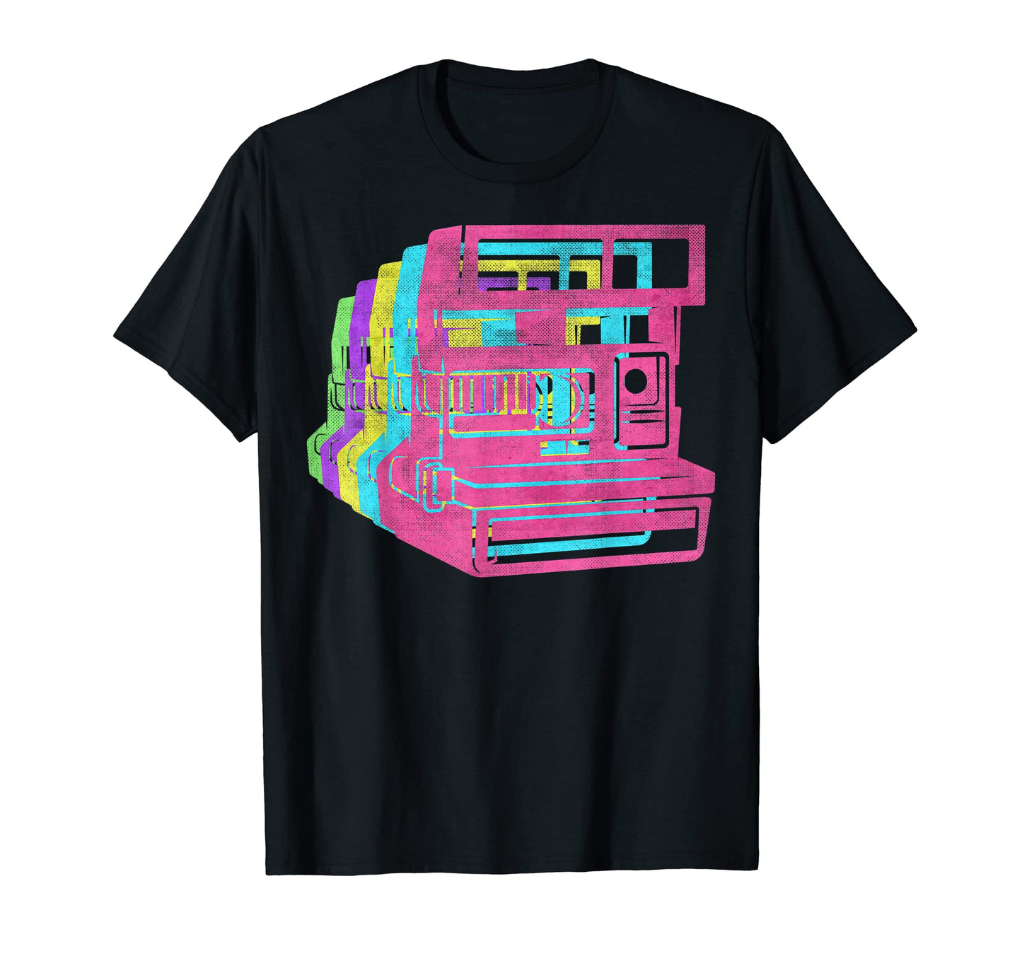 Camera 80S Colors 1980S T-Shirt - Aesthetic Graphic Unisex - T-Shirt, Sweatshirt, Hoodie