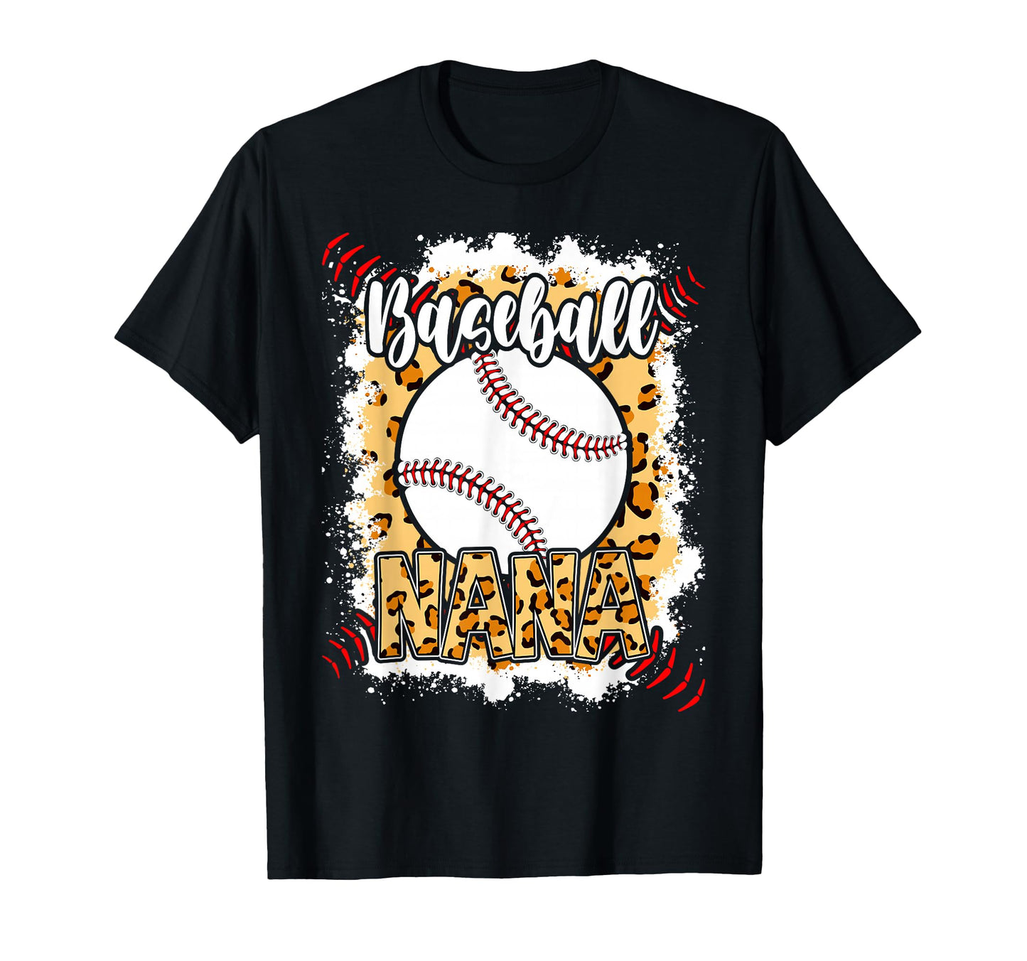 Baseball Nana Leopard Baseball Nana T-Shirt - Streetwear Style Men Women - T-Shirt, Sweatshirt, Hoodie
