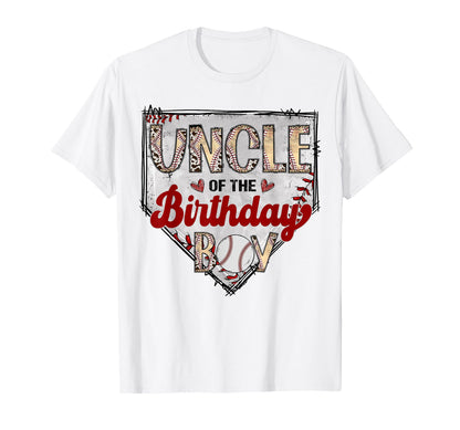 Uncle Birthday Baseball Lover Birthday T-Shirt - Graphic Print Men Women - T-Shirt, Sweatshirt, Hoodie