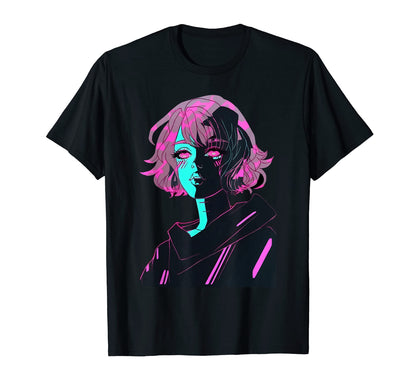 Vaporwave Synthwave Japan Sad Anime T-Shirt - Streetwear Style Unisex - T-Shirt, Sweatshirt, Hoodie