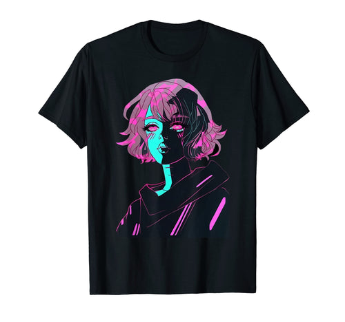 Vaporwave Synthwave Japan Sad Anime T-Shirt - Streetwear Style Unisex - T-Shirt, Sweatshirt, Hoodie