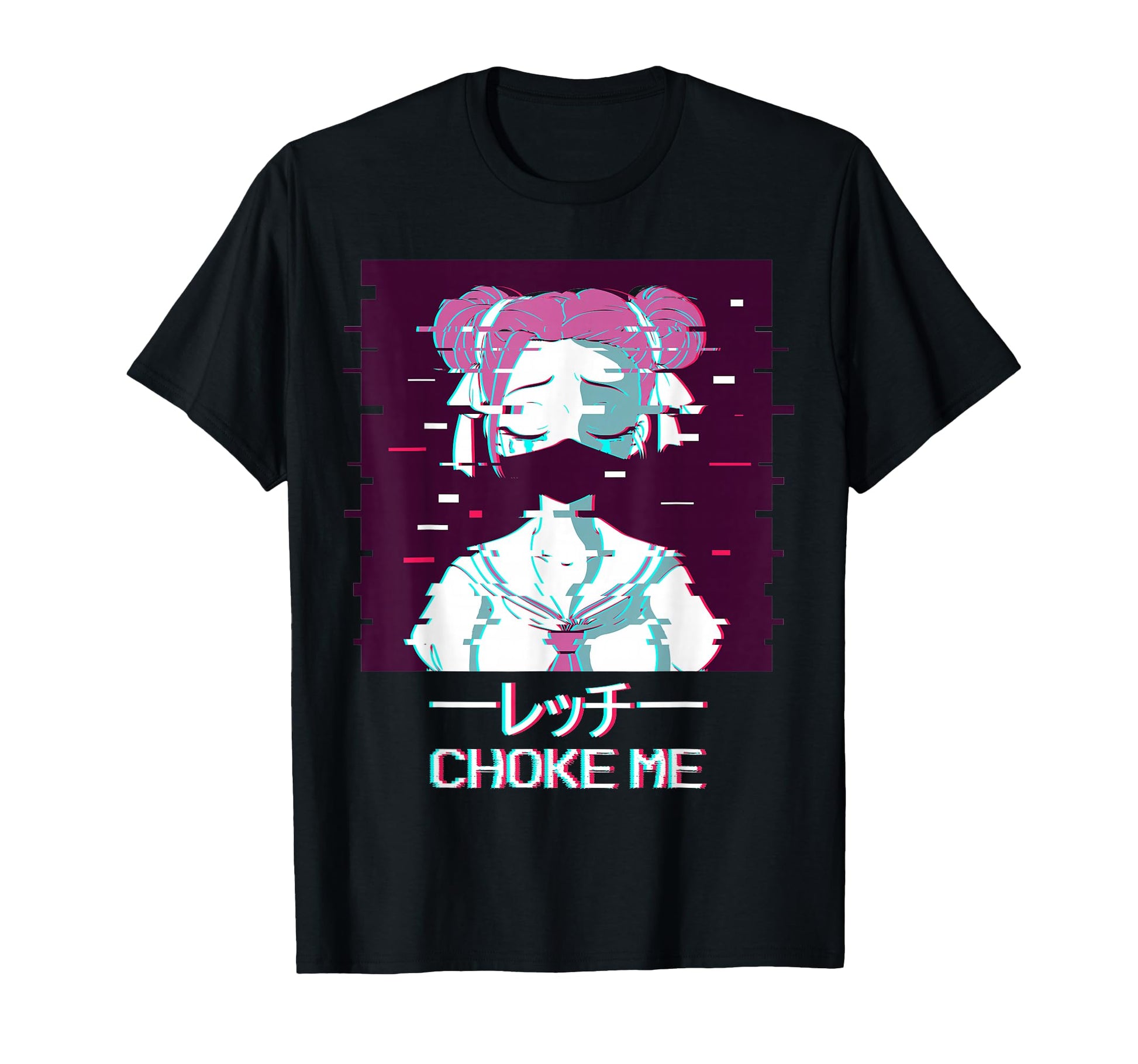 Choke Me Geisha Anime Japanese T-Shirt - Fun Novelty Design Unisex - T-Shirt, Sweatshirt, Hoodie