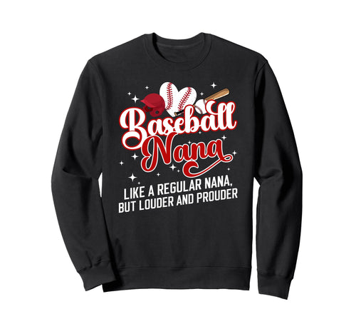Baseball Nana Definition Nana Sweatshirt - Aesthetic Graphic Men Women - T-Shirt, Sweatshirt, Hoodie