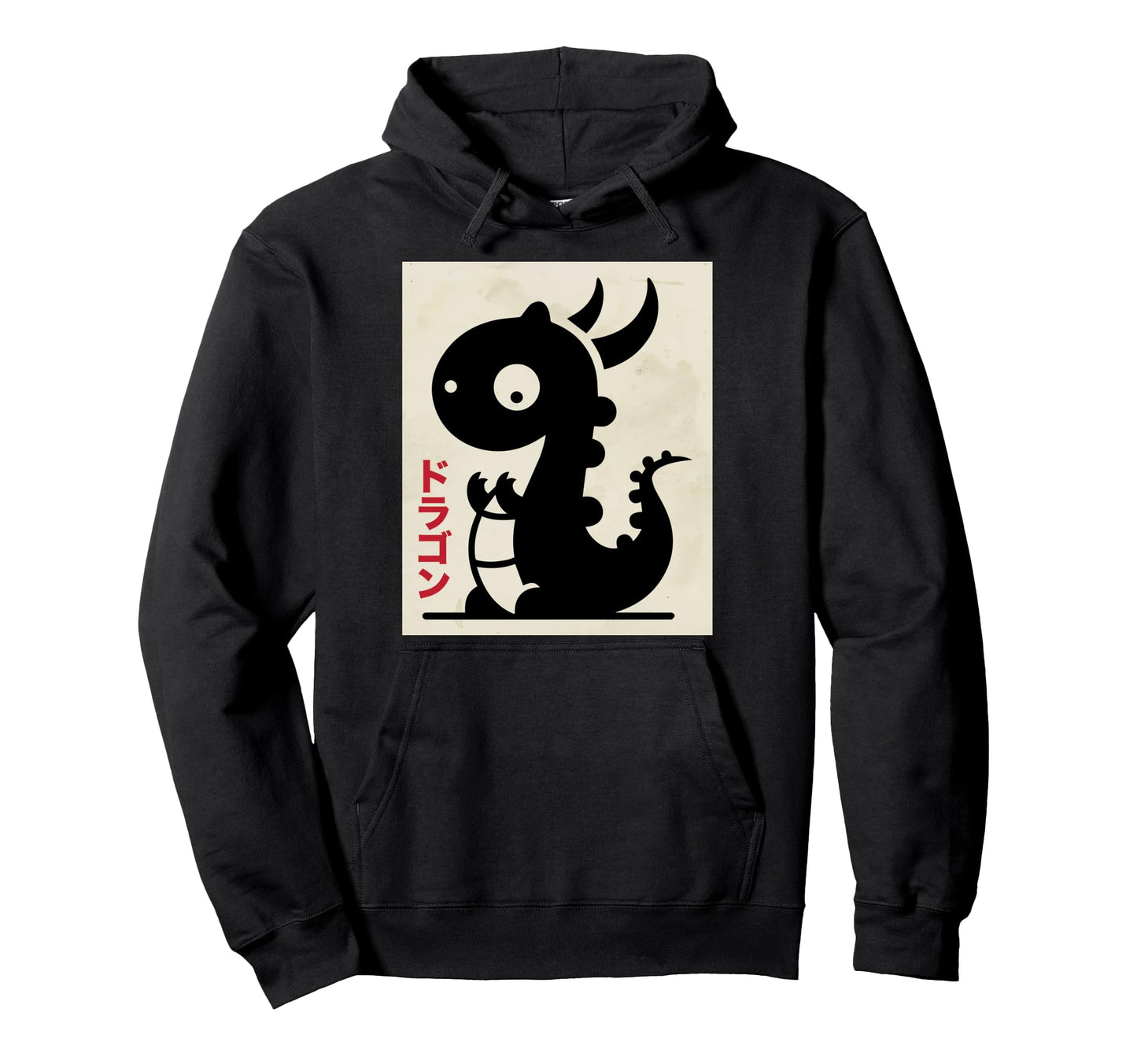 Dino Ukiyo E Art Japan Theme Pastel Hoodie - Unique Graphic Unisex - T-Shirt, Sweatshirt, Hoodie