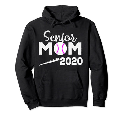 Class 2020 Baseball Moms Hoodie - Casual Everyday Wear Men Women - T-Shirt, Sweatshirt, Hoodie