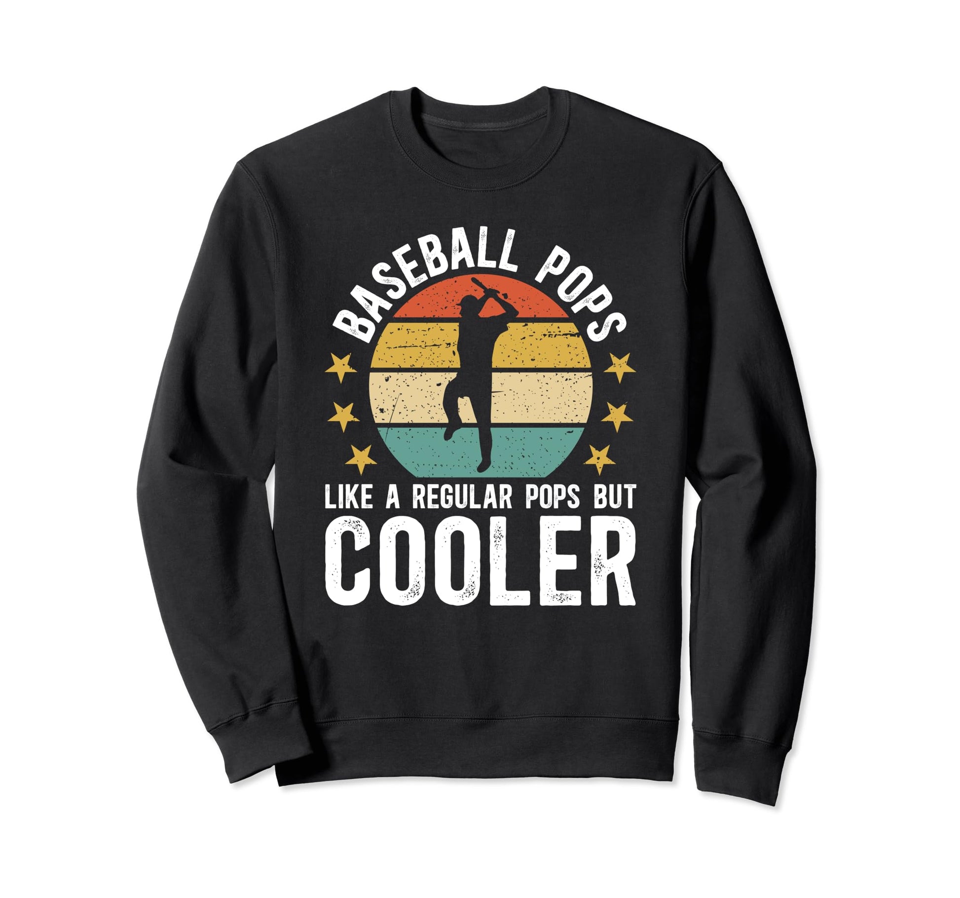 Baseball Pops Grandpa Pops Baseball Sweatshirt - Trendy Graphic Men Women - T-Shirt, Sweatshirt, Hoodie