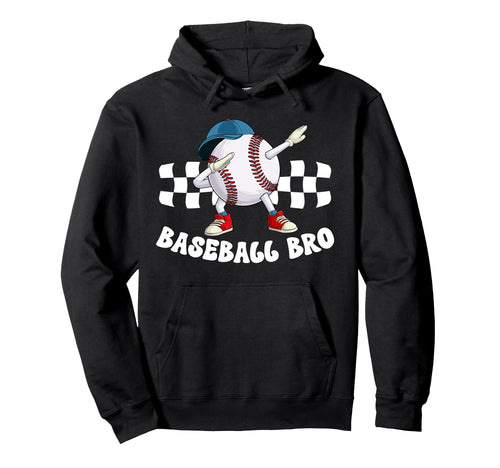 Baseball Bro Funny Baseball Brother Hoodie - Novelty Apparel for Adults - T-Shirt, Sweatshirt, Hoodie