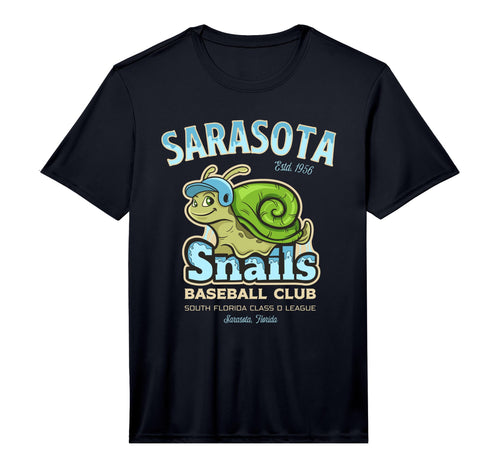Sarasota Snails Minor League Baseball T-Shirt - Graphic Print Men Women - T-Shirt, Sweatshirt, Hoodie