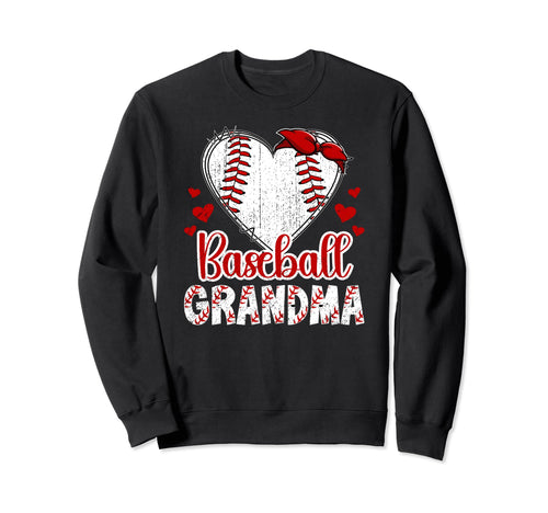 Baseball Grandma Leopard Grandma Sweatshirt - Trendy Graphic Unisex - T-Shirt, Sweatshirt, Hoodie