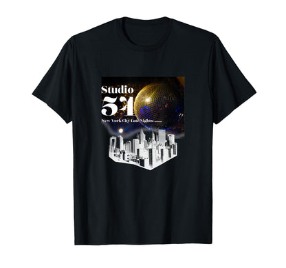 Studio 54 Disco 001 T-Shirt - Aesthetic Graphic Unisex - T-Shirt, Sweatshirt, Hoodie