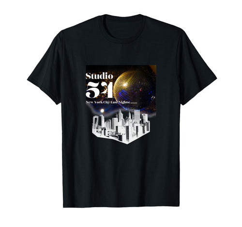 Studio 54 Disco 001 T-Shirt - Aesthetic Graphic Unisex - T-Shirt, Sweatshirt, Hoodie