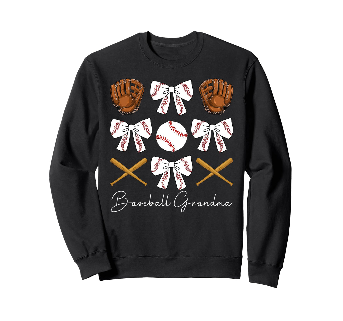 Baseball Grandma Baseball Player Sweatshirt - Novelty Apparel Unisex - T-Shirt, Sweatshirt, Hoodie