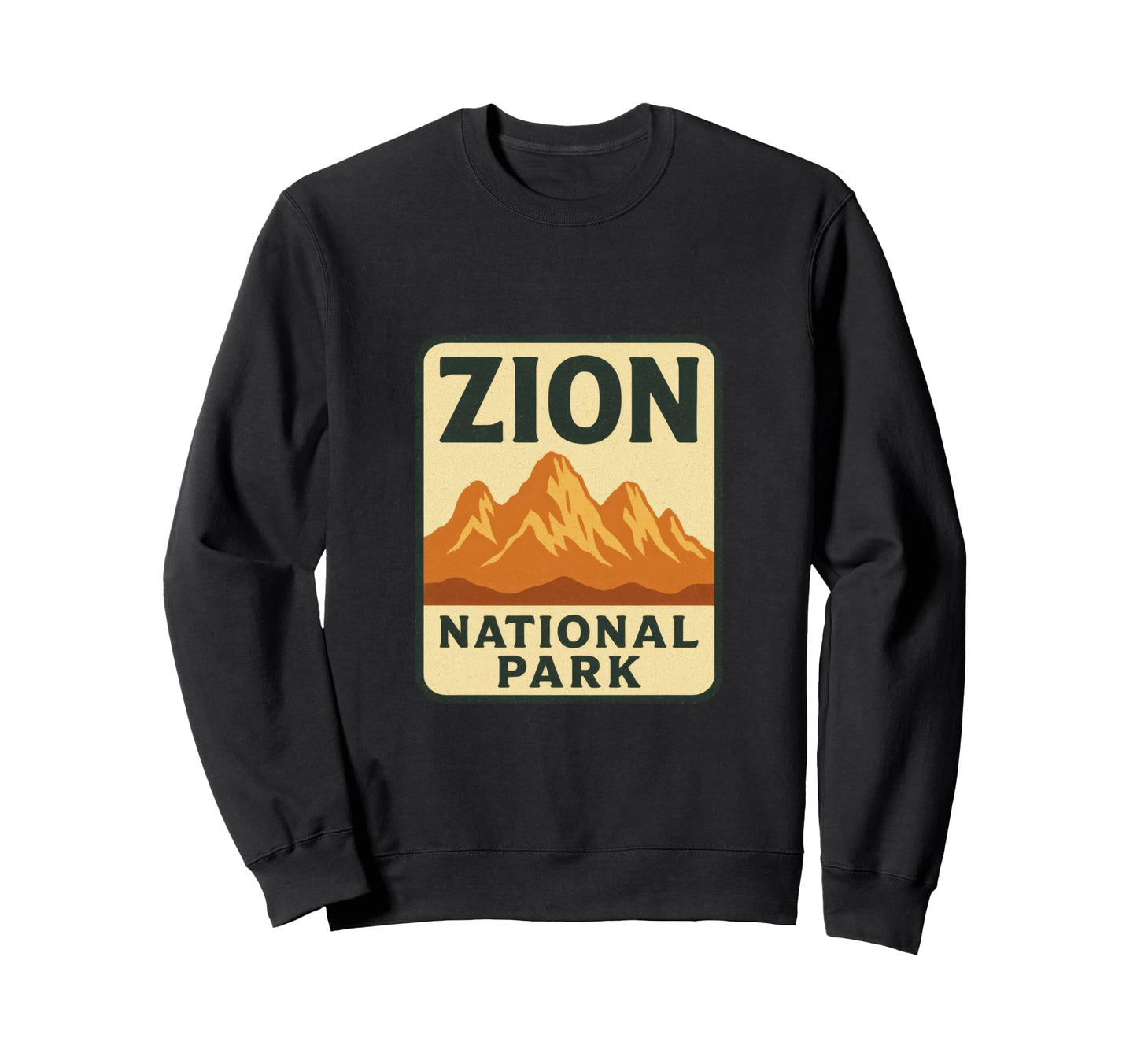 Zion National Park Utah Hiking Sweatshirt - Minimalist Print for Adults - T-Shirt, Sweatshirt, Hoodie