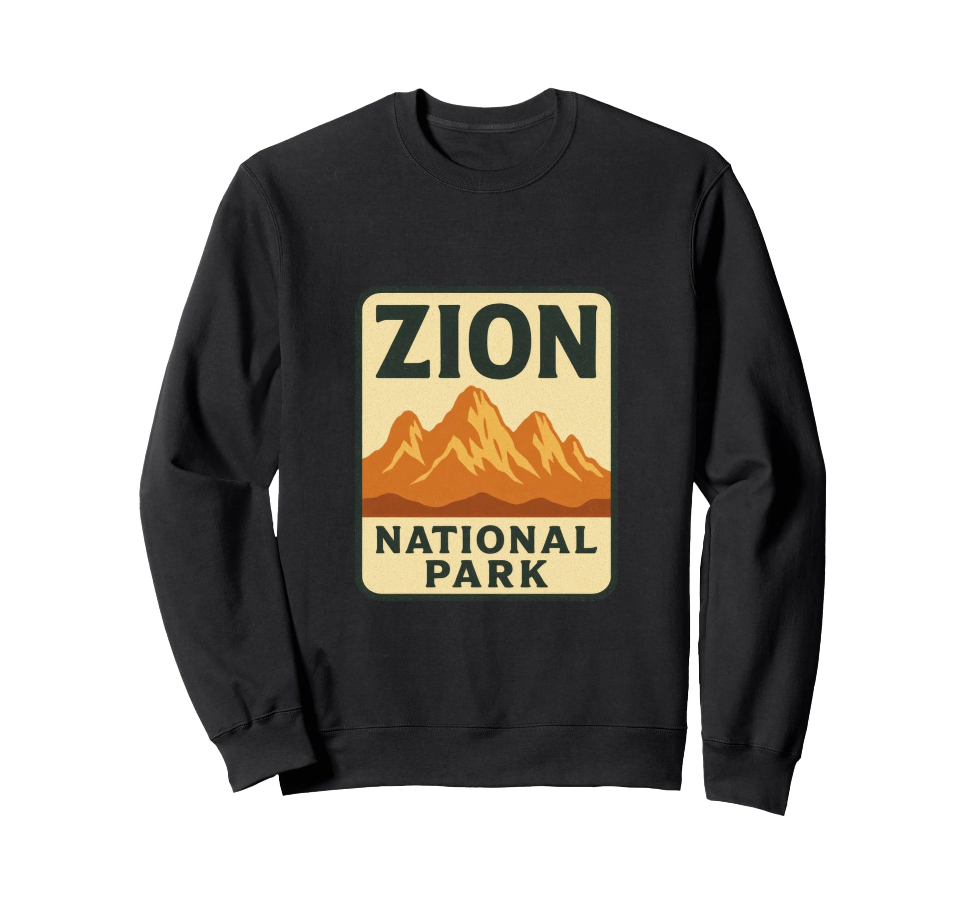 Zion National Park Utah Hiking Sweatshirt - Minimalist Print for Adults - T-Shirt, Sweatshirt, Hoodie