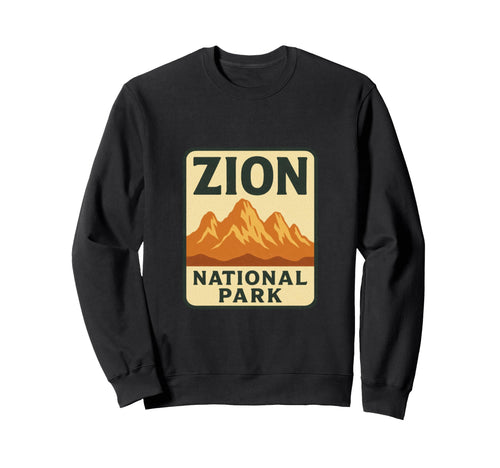 Zion National Park Utah Hiking Sweatshirt - Minimalist Print for Adults - T-Shirt, Sweatshirt, Hoodie
