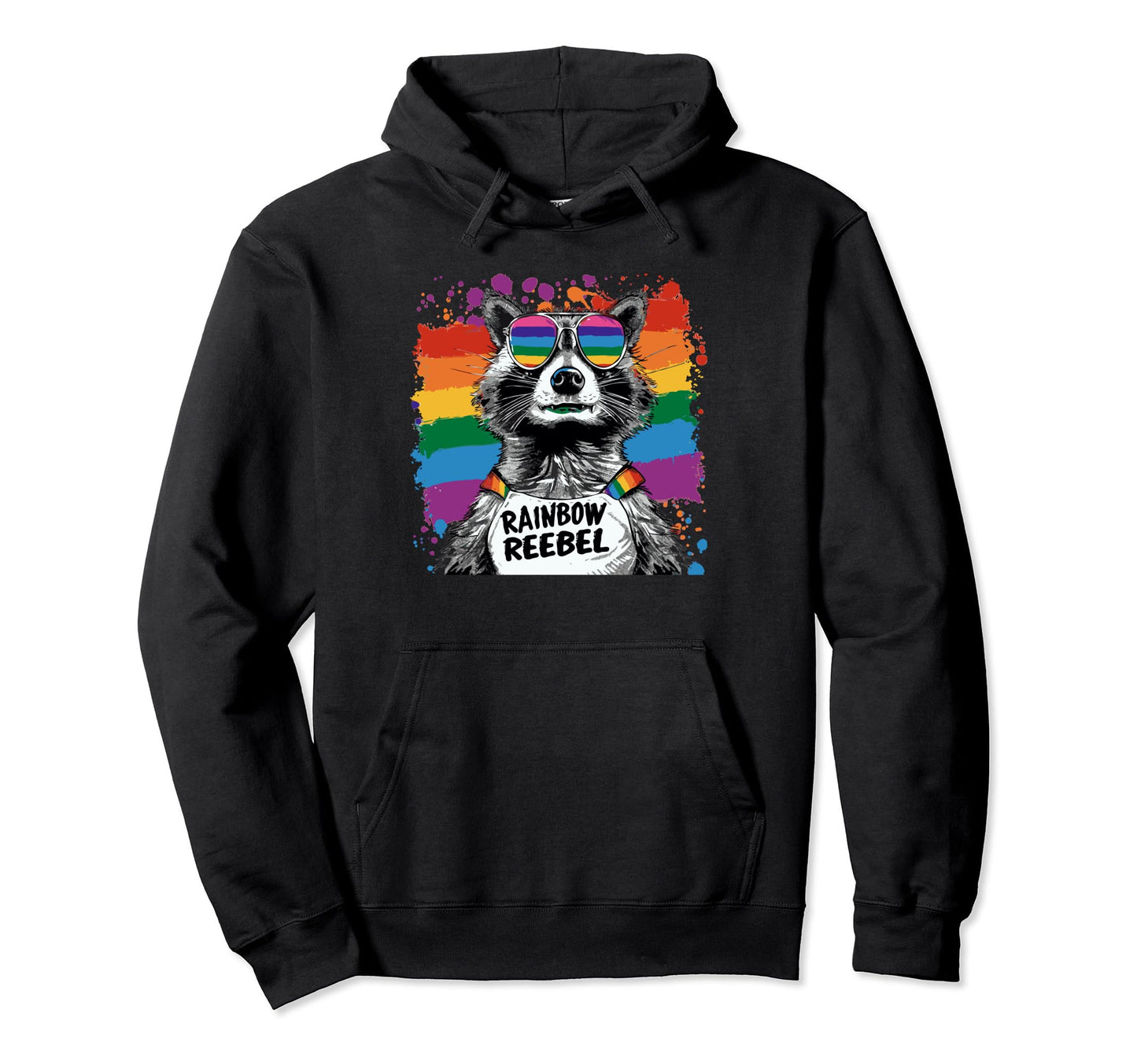 Funny Raccoon Love Sunglasses Hoodie - Casual Everyday Wear for Adults - T-Shirt, Sweatshirt, Hoodie