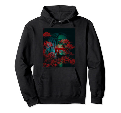 Occult Grunge Flower Aesthetic Gothic Hoodie - Aesthetic Graphic Unisex - T-Shirt, Sweatshirt, Hoodie