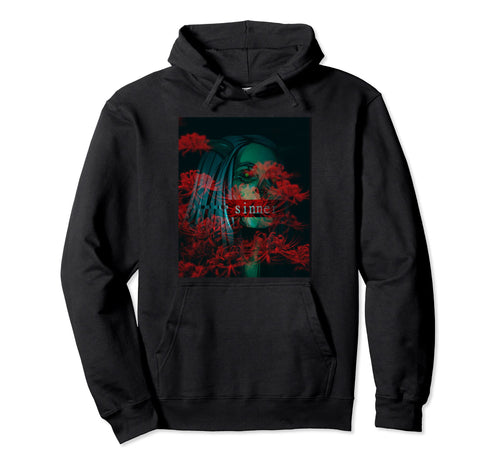 Occult Grunge Flower Aesthetic Gothic Hoodie - Aesthetic Graphic Unisex - T-Shirt, Sweatshirt, Hoodie