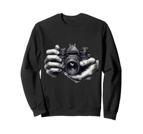 Camera Analog Slr Art Sweatshirt - Fun Novelty Design Men Women - T-Shirt, Sweatshirt, Hoodie