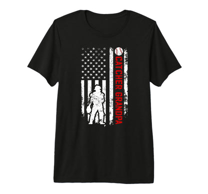 Mens Baseball Catcher Grandpa Baseball T-Shirt - Trendy Graphic Men Women - T-Shirt, Sweatshirt, Hoodie