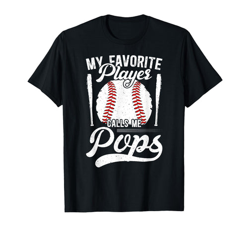 My Favorite Baseball Player Pops T-Shirt - Streetwear Style Men Women - T-Shirt, Sweatshirt, Hoodie
