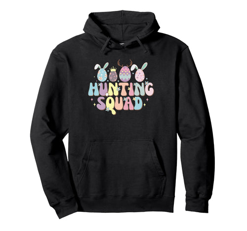 Easter Hunting Squad Easter Egg Bunny Hoodie - Streetwear Style Men Women - T-Shirt, Sweatshirt, Hoodie