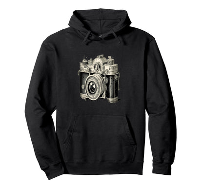 Camera Hoodie - Casual Everyday Wear for Adults - T-Shirt, Sweatshirt, Hoodie