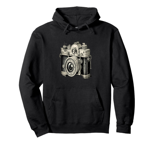 Camera Hoodie - Casual Everyday Wear for Adults - T-Shirt, Sweatshirt, Hoodie
