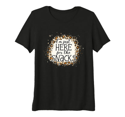 Im Just Here Snacks Baseball Sister And T-Shirt - Graphic Print Men Women - T-Shirt, Sweatshirt, Hoodie
